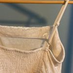 American Eagle  NWT XS Cream Velvety Soft Baby Doll Spaghetti Strap Top Photo 3