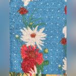 Hippie Dippie Patchwork Cardigan Sweater size medium Red Photo 11