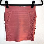 Windsor  stretch mini skirt with side lace up side accents Photo 0