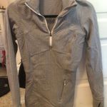 Lululemon Grey Quarter-Zip Jacket Photo 0