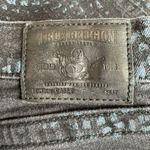 True Religion  Casey Jeans Sz‎ 25 Black & Blue Snakeskin Skinny Stretch Photo 7