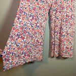 Kendall + Kylie Kendall Kylie Pants Medium Extra Wide Leg Floral Palazzo Ditzy Boho Cottage Core Photo 3