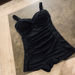 One Piece Daci Plus Size Swimsuits Boyshort Tummy Control Ruched Plus Size Bathing Suits Retro Twist Front Boyleg Swimwear Photo 7