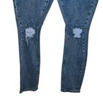 We Wore What Women's 26 Danielle Vintage Straight High Rise Jeans Distressed New Blue Photo 2