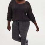 Torrid  Chunky Pullover Tie Back Drop Shoulder Sweater size 2 equivalent 2X 18/20 Photo 0