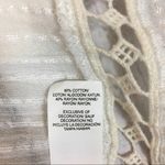 Lucky Brand Ivory Blouse Size M Photo 8