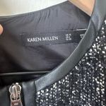 Karen Millen Tweed & Faux Leather Day Dress 6 Photo 3