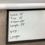 Free People  Light At Sunrise Indigo Pants Size 6 NWT Photo 9