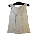 Eileen Fisher Woman 3X Wide Scoop Neck Shell Top Sleeveless Blouse Soft White Photo 1