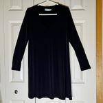 Veronica M  Long Sleeve V Neck Flowy Mini Dress - Size Small Photo 1