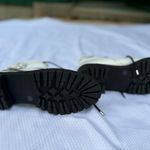 Jessica Simpson  White Combat Boots with Rhinestone Buckles Photo 4