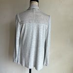 St. John Open Waterfall Contrast Gray Cardigan Size Small Photo 7