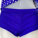 Hula Honey New Royal Blue Polka with Royal Blue Boyshorts A80 Photo 5
