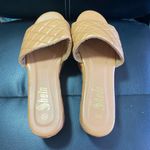 SheIn Quilted Platform Sandals Tan Size 10 Photo 9
