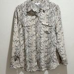 Equipment  FEMME Silk Python Print Top small Photo 2