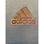 Adidas Mock Neck Sleeveless Crop Sweatshirt Blue Womens Size Medium Photo 3