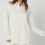 Levi's NWT Levi Strauss Effortless Essential The Western Shirt Oversized Size Medium Photo 0