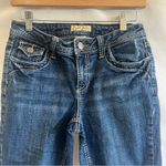 Earl Jean Capri Roll Cuff Denim Womens Size 6 Cropped Simple Casual Everyday Blue Photo 1