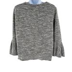 Urban Outfitters 2/$30 Statement Bell Sleeve Solid Grey Gray Knit Sweater Top Photo 2