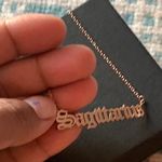 Sagittarius Necklace Dipped In RoseGold... Gold Photo 3