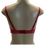 Massam Size Small Red & White Floral Lace Padded Underwire Bra. New with Tags. Photo 3