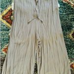 Eileen Fisher  Layered Bateau Neck Silk Jumpsuit | Luna / Gray | L | NWT Photo 7