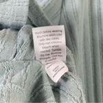 SO  Women's Large Ribbed Crop Top Cutout Tie Sage Mint Green Boho Fairy Feminine Photo 4