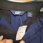 Lands' End NWT Women’s Lands’ End Deep Sea Navy High Rise Pintuck Pencil Ankle Pants Sz 4 Photo 3