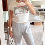 American Eagle  Band Baby Tee NWT Photo 0