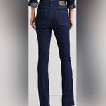LAUREN JEANS CO x RALPH LAUREN | High Rise Wide Boot Cut Denim Dark | Size 20W Blue Photo 2