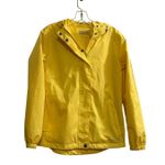 Avalanche Outdoor Supply Company Yellow Hooded Rain Jacket Women's Small Photo 0