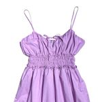 WAYF Wisteria Pink Tiered Cotton Midi Summer Dress Womens L Photo 2