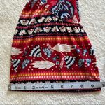 Style & Co . Fantasy Floral Red Blue Long Bell Sleeve Blouse Size Small Photo 8