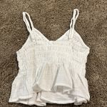 Ocean Drive White ruffle top Photo 1