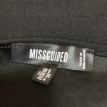 Missguided  Women's Black Spaghetti Straps Square Neck One Piece Bodysuit Size 4 Photo 3