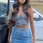 Princess Polly The Lola Mini Skirt Denim Photo 0