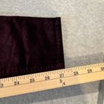 7 For All Mankind  Velvet‎ Pants Burgundy High Rise Cropped Size 30 Photo 13