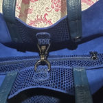 Sorial Navy Textured Backpack Blue Photo 8