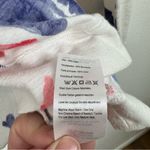 Joules Floral Cotton Lightweight Hoodie Size 6 White Photo 4