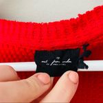 Urban Outfitters  Out From Under Jojo Oversized Waffle Knit Top Red Sz XS Photo 3