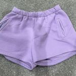 purple sweatshorts Size M Photo 0