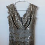 Tadashi Shoji  Lace Sequin Dress Size: 4 Photo 2