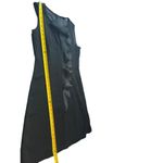 Tahari Black Sleeveless Ruffle Front A-line Classic Dress 8 NWT Photo 4