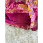 TCEC Women's High-Rise Pink Floral Jacquard Shorts Size S Casual NEW Photo 1