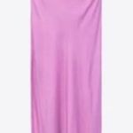 ZARA  Satin Dress Midi Photo 0