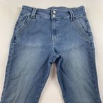frame denim FRAME Merced Light Wash Stretch Denim Double Detail Flared Jeans 32 Photo 1