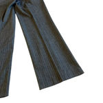 Ted Baker London Wide Leg Slacks Dress Pants Brown Pinstripe Size 32 L Women's Photo 9