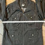City Girl Lifestyle Black Denim Jacket XL Black Photo 5