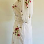 ASOS Design White Floral Embroidered Belted Mini Dress Photo 8