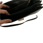 Raoul cross grain black cream contrast top handle crossbody bag Photo 2